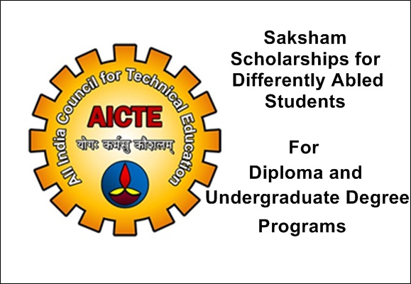 AICTE Saksham Scholarships for Differently Abled Students