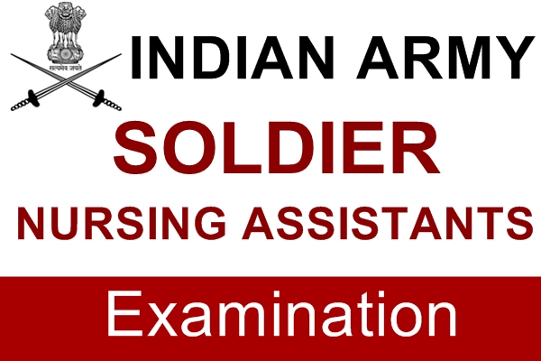 Indian Army Soldier Nursing Assistants (M.E.R.) Examination