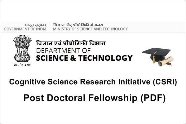Cognitive Science Research Initiative (CSRI) Post Doctoral Fellowship