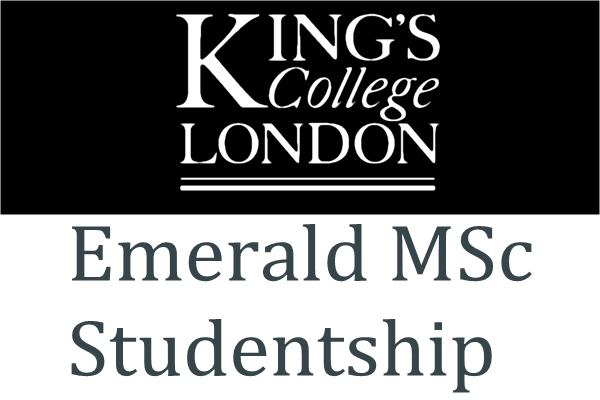 Emerald MSc Studentship at Kings College London