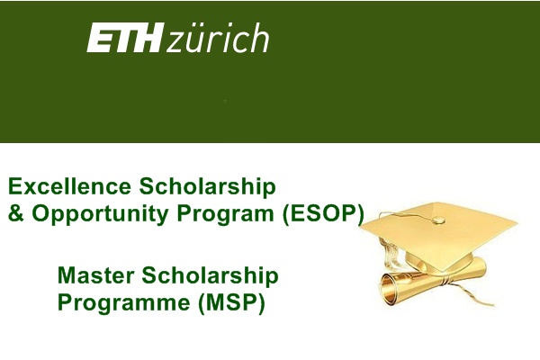 ETH Zurich Excellence and Masters Scholarship Program