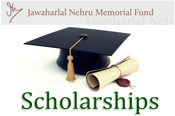 Jawaharlal Nehru Memorial Fund (JNMF) Scholarships