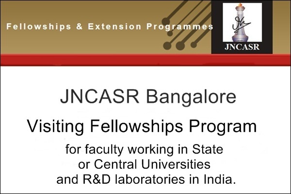 JNCASR Bangalore Visiting Fellowships Program