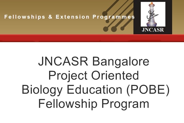JNCASR Summer Research Fellowship Programme