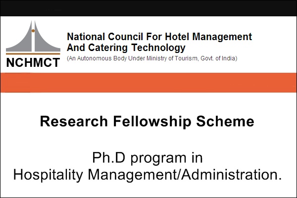 NCHMCT Research Fellowship Scheme