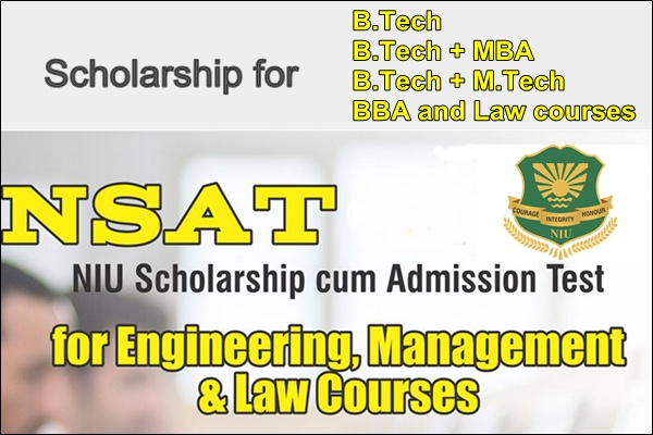Noida International University (NIU) Scholarship cum Admission Test (NSAT)
