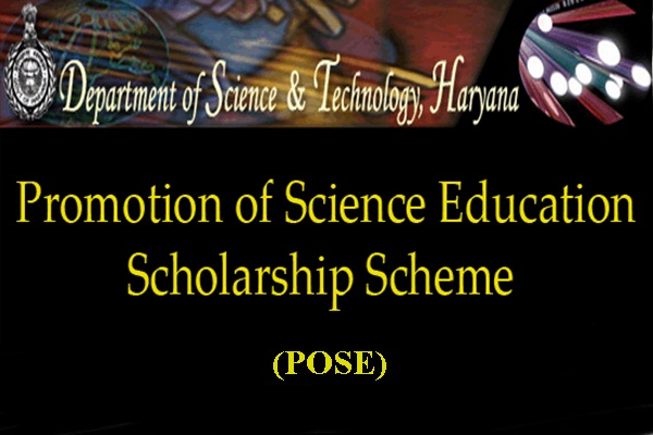 Promotion of Science Education (POSE) Scholarship