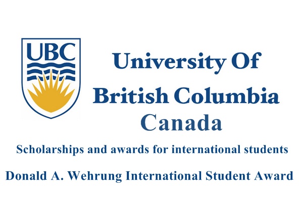 University of British Columbia, Canada International Scholarship