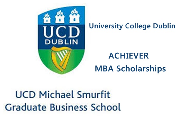 University College Dublin Ireland Achiever MBA Scholarships