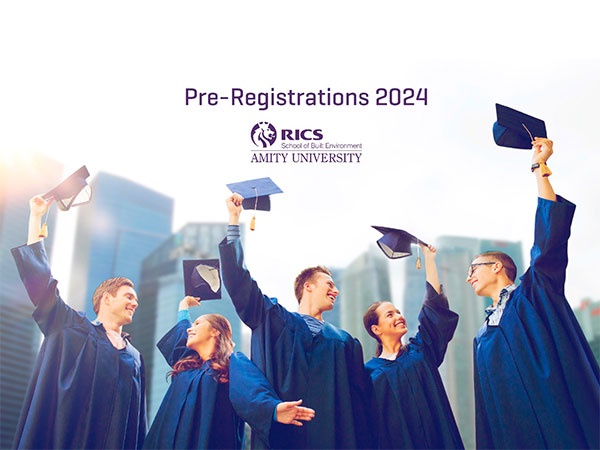 RICS SBE, Amity University, opens Pre-Registration for the 2024 Admission Session
