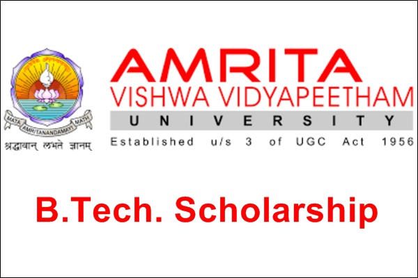 Amrita Vishwa Vidyapeetham B.Tech. Scholarship