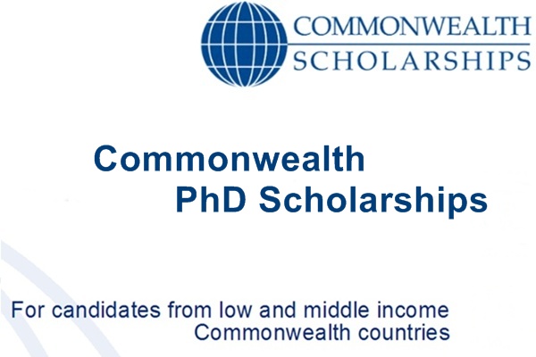 Commonwealth PhD Scholarships (for low and middle income countries)