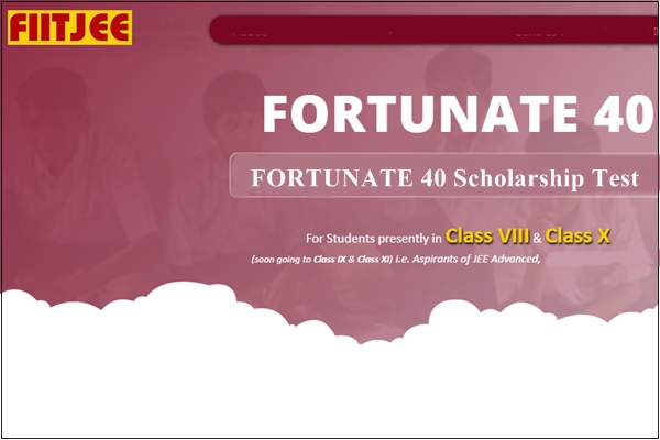 FORTUNATE 40 Scholarship Test