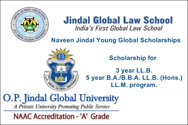 Jindal Global Law School (JGLS) - Naveen Jindal Young Global Scholarships