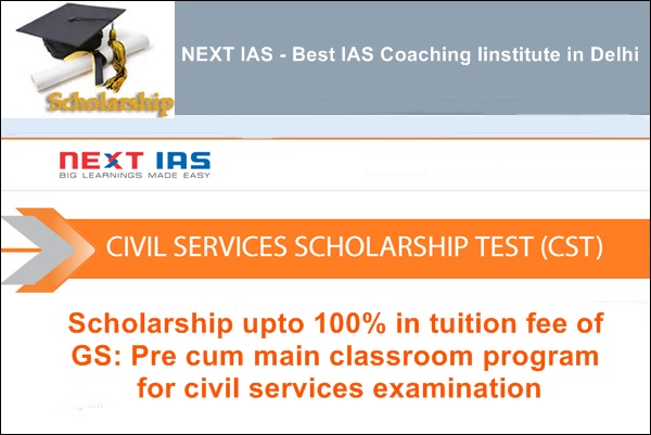 NEXT IAS Civil Services Scholarship Test