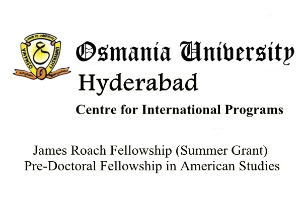 Osmania University James Roach Fellowship