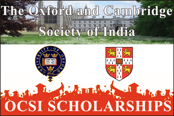 Oxford and Cambridge Society of India (OCSI) Scholarship