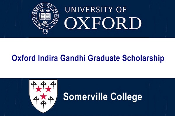 Oxford Indira Gandhi Graduate Scholarship