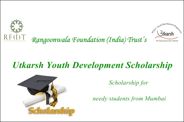 Rangoonwala Foundation India Trust Utkarsh Youth Development Scholarship