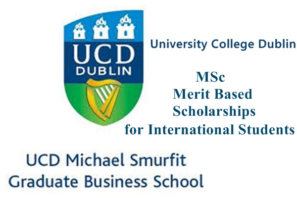 University College Dublin MSc Merit Based Scholarships